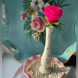 Lenox Rose Manor bud vase vintage